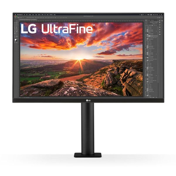 LG 27UN880-B 27  UltraFine IPS 60Hz 4K UHD Monitor with VESA Ergo Stand, HDMI DisplayPort USB-C, AMD Radeon FreeSync, Display HDR 400, Dynamic Action Sync, Black Stabilizer and Super Resolution+ on Sale