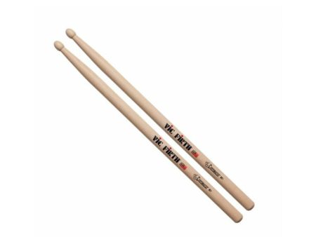 Vic Firth MS1 Corpsmaster Marching Snare Sticks Full Oval Tip and Short Taper for Drums and Cymbals Discount