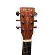 Fernando Blue Rock Mini MINI-36G 20-Fret 6 Strings Acoustic Guitar with 36  Spruce and Mahogany Body, and Satin Amberburst Finish for Beginners and Student Musicians (Sunburst) | MINI-36G SB Supply