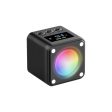 Ulanzi L2 RGB   Bi-Color COB Magnetic Mini Cube Video Light 800mAh with OLED Display, 1 4 -20 Screw Mount, Dual Cold Shoe for Vlog Vlogging Content Creation Supply