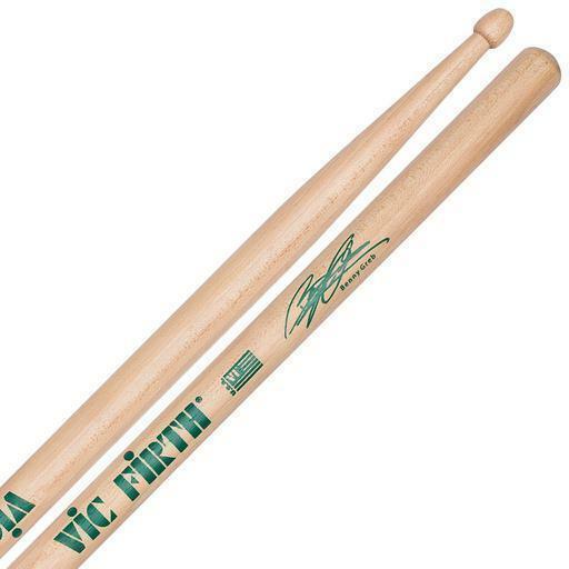 Vic Firth SBG Benny Greb Signature Lacquer Hickory Tear Drop Tip Drumsticks with Medium Taper for Drums and Cymbals Online Hot Sale