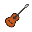 Valencia 200 Series Classical Full Size Acoustic Guitar with 6-String Nylon, 19 Frets Right-Handed for Student Musicians, Beginner Players (Classic Sunburst, Transparent Wine Red) | VC204CSB, VC204TWR Online now