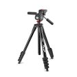 [CLEARANCE] JOBY Compact Advanced Tripod Kit with 3-Way Head Load, 3kg Weight Capacity, Carry Bag for Content Creation, Cinematography, Photography | 1764 Supply