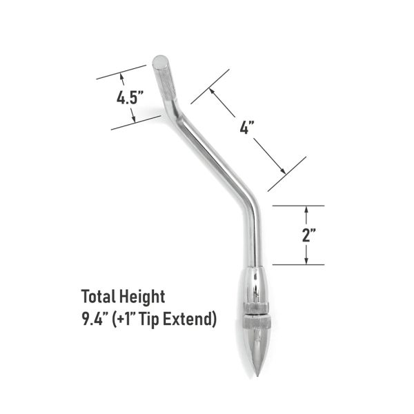 Gibraltar SC-GWS127 12.7mm Dunnett Bass Drum Converter R-Class Gull Wing Spurs for Floor Tom (Pair) Cheap