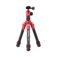 [CLEARANCE] MeFOTO Daytrip Travel Aluminum Tripod with Mini Arca Ball Head, 4kg Load Capacity, Reverse Folding Function (Available in Black, Blue, Green, Orange, Purple, Red, Titanium) Discount