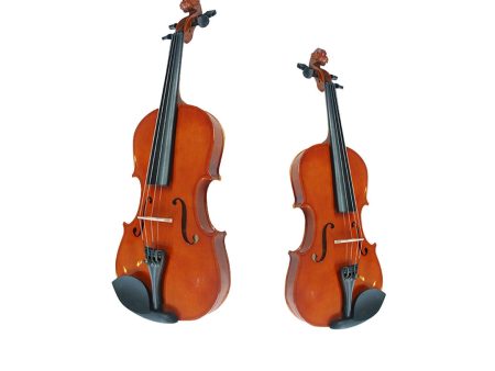 Schmidt 4 4, 1 2  Beginner Violin with Dyed Hardwood Fingerboard and Traditional Red Finish for Student Violinists and Musicians | 1414YB, 1418YB Online