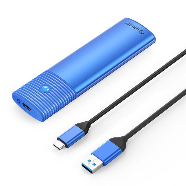 [CLEARANCE] ORICO PWM2-G2 NVMe to USB 3.2 Gen2 USB Type C M.2 SSD Enclosure Tool-Free with USB Type C to USB Type C Cable, 10Gbps Fast Data Transmission Rate, 4TB Max. Supported Capacity, Support NVMe Protocol & UASP, Windows, macOS, Linux Supply