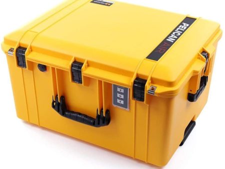 Pelican Air HPX Polymer Superlight Watertight Case with Pick-N-Pluck Foam (BLACK and YELLOW) | Model - 1507 WF For Discount