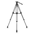 Benro H8 Dual Stage AL Video Tripod Kit with Smooth Ball Head, Twist Lever-Lock Leg Release Aluminum Alloy Camera Studio Stand (Black) | A673TMH8 Discount