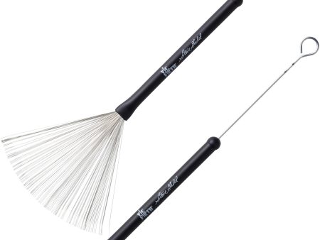 Vic Firth SGWB Steve Gadd Angled Wire Drum Brushes with Rubber Handles and Retractable Pull Rod For Sale