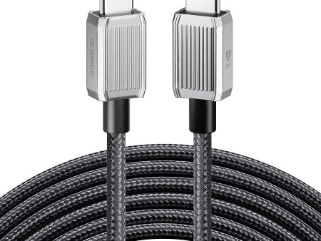 ORICO GQZ60 (1m   1.5m   2m) USB Type C to USB Type C Fast Charging Data Cable 20V 3A PD 60W, 480Mbps Transmission Rate, Nylon-Braided Zinc Alloy for Type C Port Devices, Smartphones, Android, Tablet Online now