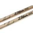 Zildjian 5A Anti-Vibe Series Hickory Drumsticks Oval Tip for Drums and Cymbals (Wood, Nylon) | Z5AA, Z5ANA Online now