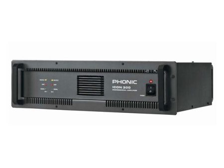 Phonic ICON 300 | 700 Contractor Power Amplifier 300W 700W w  Auto Dual-Speed, High-efficiency Cooling Fan, XLR, and Barrier Strip Input Connectors Cheap