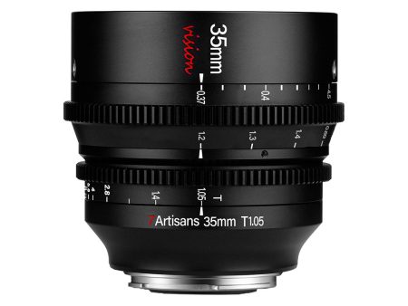 7Artisans Vision 35mm T1.05 Photoelectric MF Manual Focus Cine Lens for APS-C Format Sensors, ED Glass and All-Metal Shell Design for Leica L Mount Mirrorless Cameras Discount