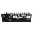 Behringer XENYX QX1222 Premium Low-Noise 16-Input 2 2-Bus High-Headroom Analog Mixer with XENYX Mic Preamps and Compressors, Klark Teknik Multi-FX Processor, Wireless Option, USB Audio Interface, 7-Band Stereo Graphic EQ Cheap