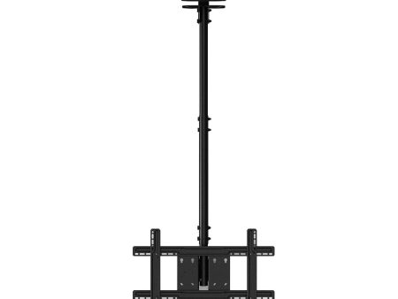 NB North Bayou NBT560-15 32 - 75  with 68.2Kg Max Payload Ergoflex Flat Panel Heavy Duty TV Ceiling Mount with Tilt and Swivel Motion for LCD LED Monitors and TV Television Cheap