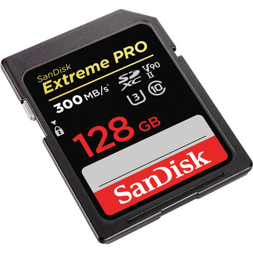 SanDisk Extreme Pro 128GB UHS II SDXC V90 U3 SD Memory Card with 300MB s Read and 260MB s Write Speed, Uninterrupted Cinema-Quality 8K, 4K and Full HD Video Support | SDSDXDK-064G-GN4IN Fashion