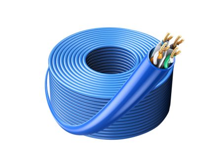 [CLEARANCE] UGREEN 305 Meters 23AWG Cat6 U UTP 8P8C Blue LAN Network Patch Cable with Up to 500MHz for 10BASE-T, 100BASE-TX (Fast Ethernet), 1000BASE-T   1000BASE-TX (Gigabit Ethernet) and 10GBASE-T ( 10-Gigabit Ethernet) | 11259 Online Sale