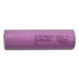 Samsung 26J 18650 2600mAh 5.2A Rechargeable Battery Cell Flat Top Li-ion (Pink) | ICR18650-26J Online Sale