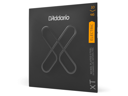 D Addario XT Regular Light Coated Electric Guitar String Set with Nickel Steel Core for Balanced Tones (.010-.046) | XTE1046 on Sale