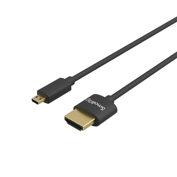 SmallRig Ultra Slim 4K Mini   Micro HDMI Male to Male Video Cable (C to A) (D to A) with 3.6mm Outer Diameter, Cable Tie and PVC Material for Camera Rig (35mm, 55mm) 3040 3041 3042B 3043 Discount