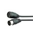 KEVLER 8-Pin Female to Male DIN Audio Extension Cable for Conference System and Microphones (3M, 5M, 10M) For Sale