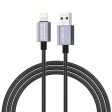 ORICO GQA12 (1m   1.5m   2m) USB-A to Lightning Fast Charging Data Cable 5V 2.4A 12W, 480Mbps Transmission Rate, Nylon-Braided Aluminum Alloy for iPhone, iPad, Air Pods For Discount