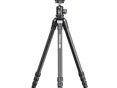 UlanzI MT-60 Carbon Fiber Lightweight Travel Tripod with 10kg Load Capacity, 360 Degree panoramic, 1 4  Screw for Photography and Videography For Sale