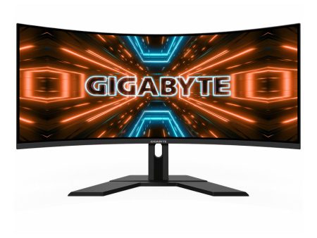 GIGABYTE G34WQC 34  1440p QHD Curved Gaming Monitor with 144Hz Refresh Rate, AMD FreeSync Premium Compatible, 8-bit DCI-P3 Vesa HDR LCD Display and Built-in Stereo Speakers | GP-G34WQC-AP For Discount