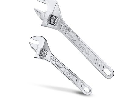 INGCO Adjustable Wrench and Multifunction Spanner (6 ) 150mm | (12 ) 300mm Gripping Fastener Nut & Bolts Enlarge Open Monkey Wrench | HADW131062 HADW131122 Online