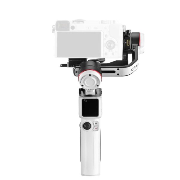 Zhiyun Crane M3S Camera 3-Axis Handheld Gimbal Stabilizer for Mirrorless and Compact Cameras with Built-in LED Fill Light, 7.5 hrs Battery Life, Bluetooth Shutter Control, USB-C PD Fast Charging, Quick Release Plate, 1.22  Screen Display Discount