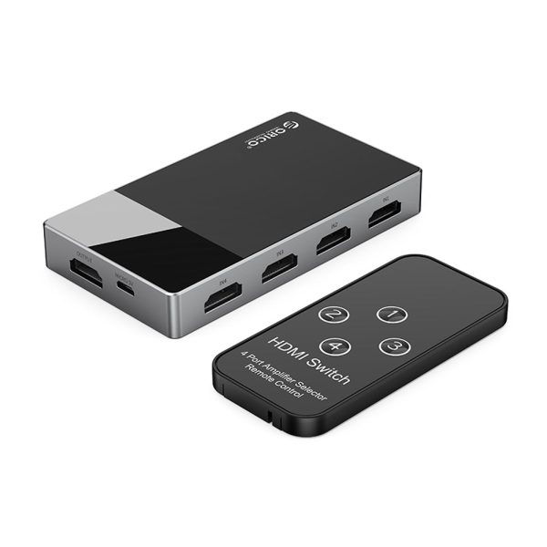 [CLEARANCE] ORICO (3-in-1, 4-in-1, 5-in-1) 4K 60Hz Ultra HD HDMI Matrix Video Compatible Switch Splitter w  Micro USB Power Supply Output Port, IR Remote Control for PC, TV, Monitor, Projector, Gaming Console, DVD Player, PS4, Xbox Sale