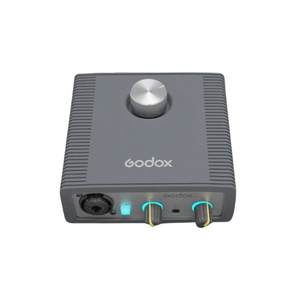 [CLEARANCE] Godox AI2C 2-Channel USB Sound Card Audio Interface with XLR   TRS Mic   Instrument Input, 3.5mm Output, Built-In DSP Effects, Microphone Preamp with Gain Knob for Computer & Gaming Hot on Sale