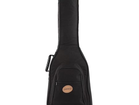 Gretsch Jet Baritone Bass Guitar Gig Bag Padded Case with Leather Logo (Black) on Sale