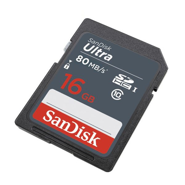 SanDisk Ultra SD Card UHS-I SDHC Class 10 80mb s Read and Write Speed (16GB) Online Sale