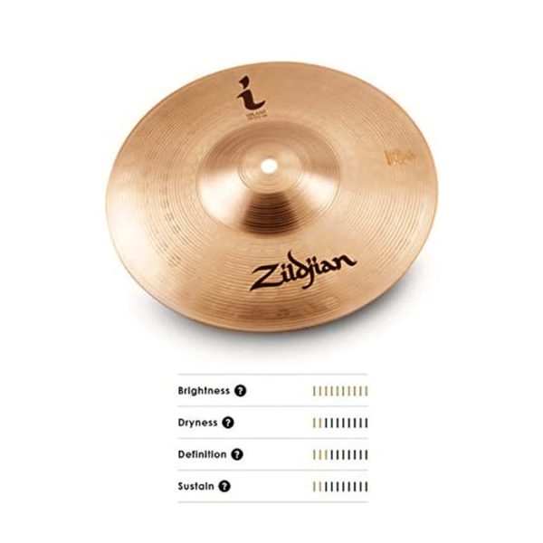 Zildjian I Splash 10-inch Thin Weight Cymbals with Bright Fast Cutting Sound for Drums | ILH10S Fashion