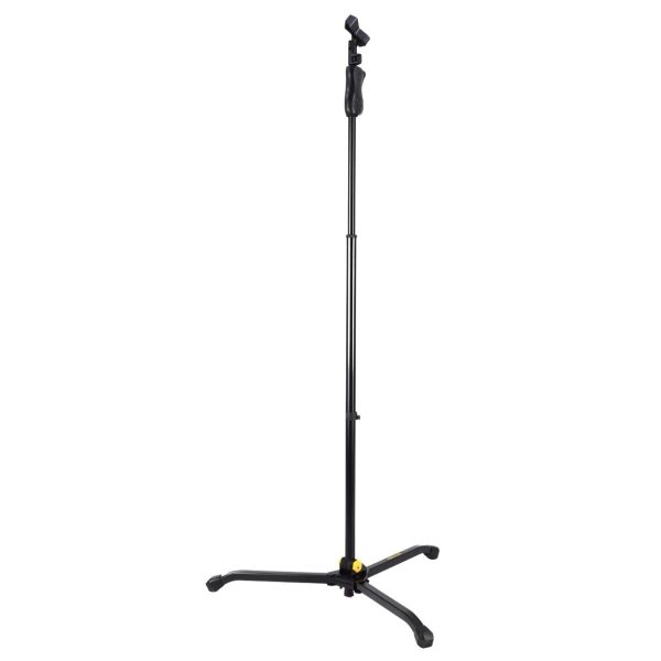 Hercules Quick-N-EZ 66-Inch Transformer Microphone Stand with Clip, Tilt & Height Adjustment, Wide Tripod Base | MS401B Supply