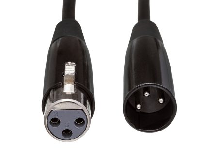 Hosa MBL-125 3-Pin 25ft XLR Female to Male Economy Microphone Audio Connector Cable 24 AWG For Sale