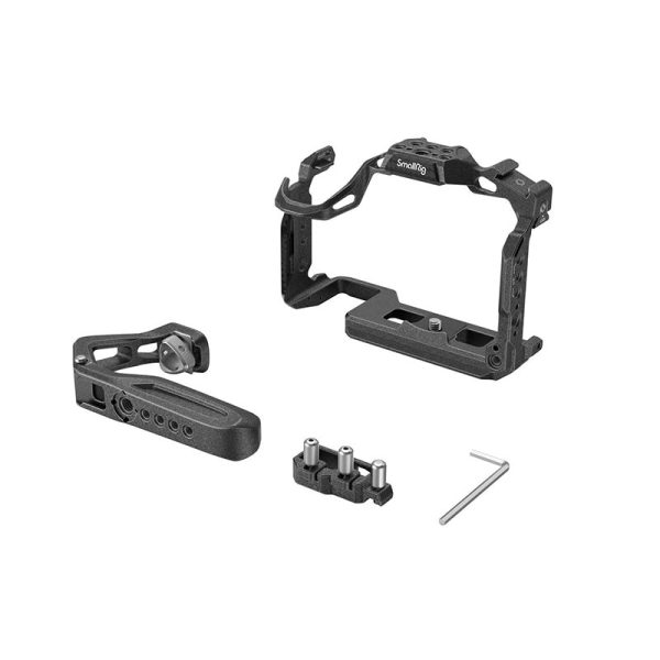 [CLEARANCE] SmallRig Black Mamba Series Camera Cage Kit with Top Handle, HDMI USB-C Cable Clamp, 1 4 -20, 3 8 -16, NATO Rail & Shoe Mount, 3-Point Anti-Twist Locking Design for Panasonic Lumix S5 II S5 IIX 4024 For Discount