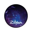 Zildjian 6  Galaxy Practice Pad with Solid MDF Black Base for Beginners Player, Drummers | ZXPPGAL06 on Sale