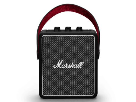 Marshall Stockwell II Portable Bluetooth Speaker BT 5.0 IPX4 Water-Splash Resistant, 20Hours Playtime and Iconic Classic Amp Design (Black, Brass) For Discount