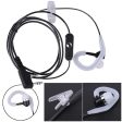 BaoFeng 2 Pin PTT Push-To-Talk Microphone Earpiece Ear Mounted Headset with 3.5mm Ear Stereo Top Pin, 2.5mm Mic Stereo Bottom Pin Ear Radio Compatible with Two-Way Radio Online now