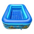 [CLEARANCE] Ucassa 3-Layer Inflatable Kiddie Swimming Pool with Max 2ft Depth with Cute Animal Design Summer Outdoor for Kids on Sale