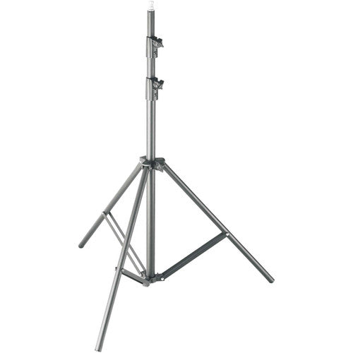 Godox 260T Air Cushioned 3-Section Aluminum Light Stand with (100cm to 260cm) Extendable Height and Round Shape Tripod Legs for Studio Lighting & Equipment Supply