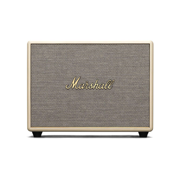 Marshall Woburn III Bluetooth 5.2 Stereo Speaker with 4 Speaker System and Subwoofer, Multi Stream Feature, HDMI, AUX, RCA Inputs and Iconic Amp-Style Design (Cream) on Sale