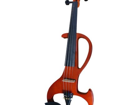 Fernando E358-6 4 String 4 4 Electric Violin with Piezo-Style Pickups, Spruce Body, and 3.5mm AUX Output (Natural) Online Sale