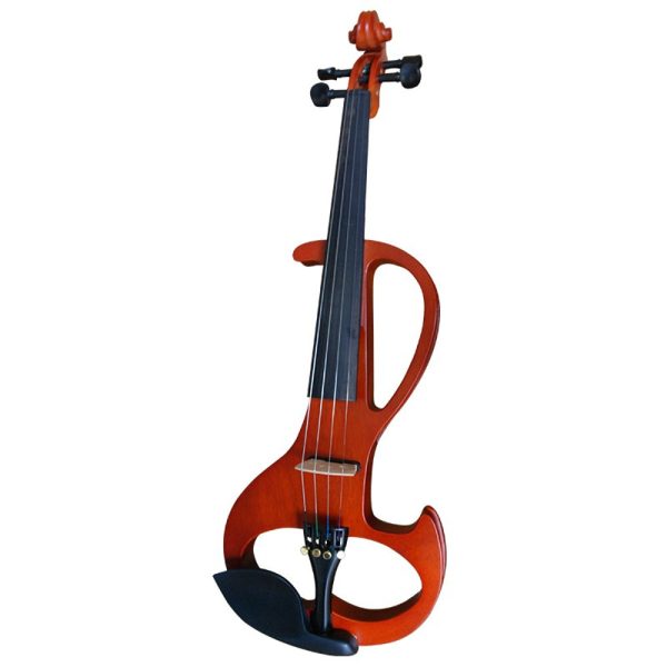 Fernando E358-6 4 String 4 4 Electric Violin with Piezo-Style Pickups, Spruce Body, and 3.5mm AUX Output (Natural) Online Sale