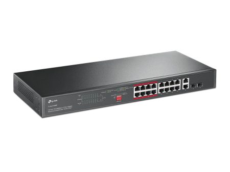 TP-Link 16 Port 10 100 Mbps + 2-Port Gigabit Rackmount Switch 250W   150W Ethernet Hub with 16-Port PoE+, 2x Combo SFP Slots (Unmanaged) PoE Transmission for Surveillance Up to 250m, Priority Mode for Port 1-8, Isolation Mode | TL-SL1218MP, TL-SL1218P Online