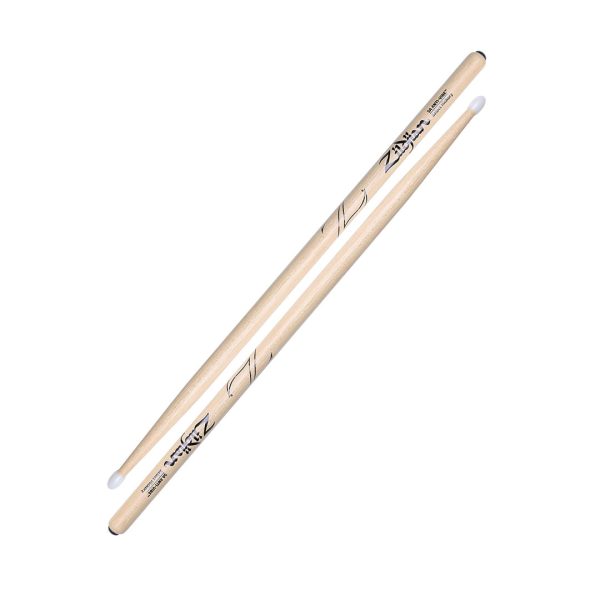 Zildjian 5A Anti-Vibe Series Hickory Drumsticks Oval Tip for Drums and Cymbals (Wood, Nylon) | Z5AA, Z5ANA Online now