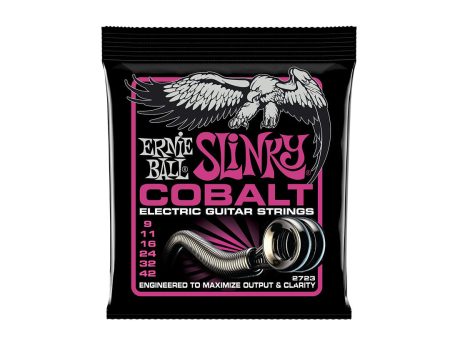 Ernie Ball Super Slinky Bright Gauge Cobalt Alloy Guitar Strings Set (.09-.042mm) | 2723 Fashion